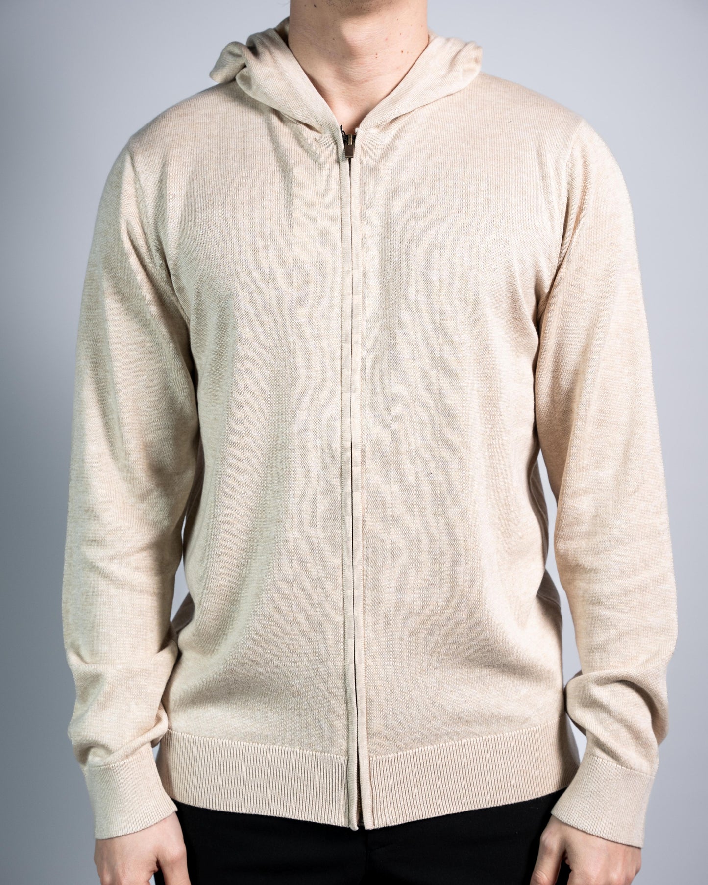 FULLZIP HOODIE BEIGE