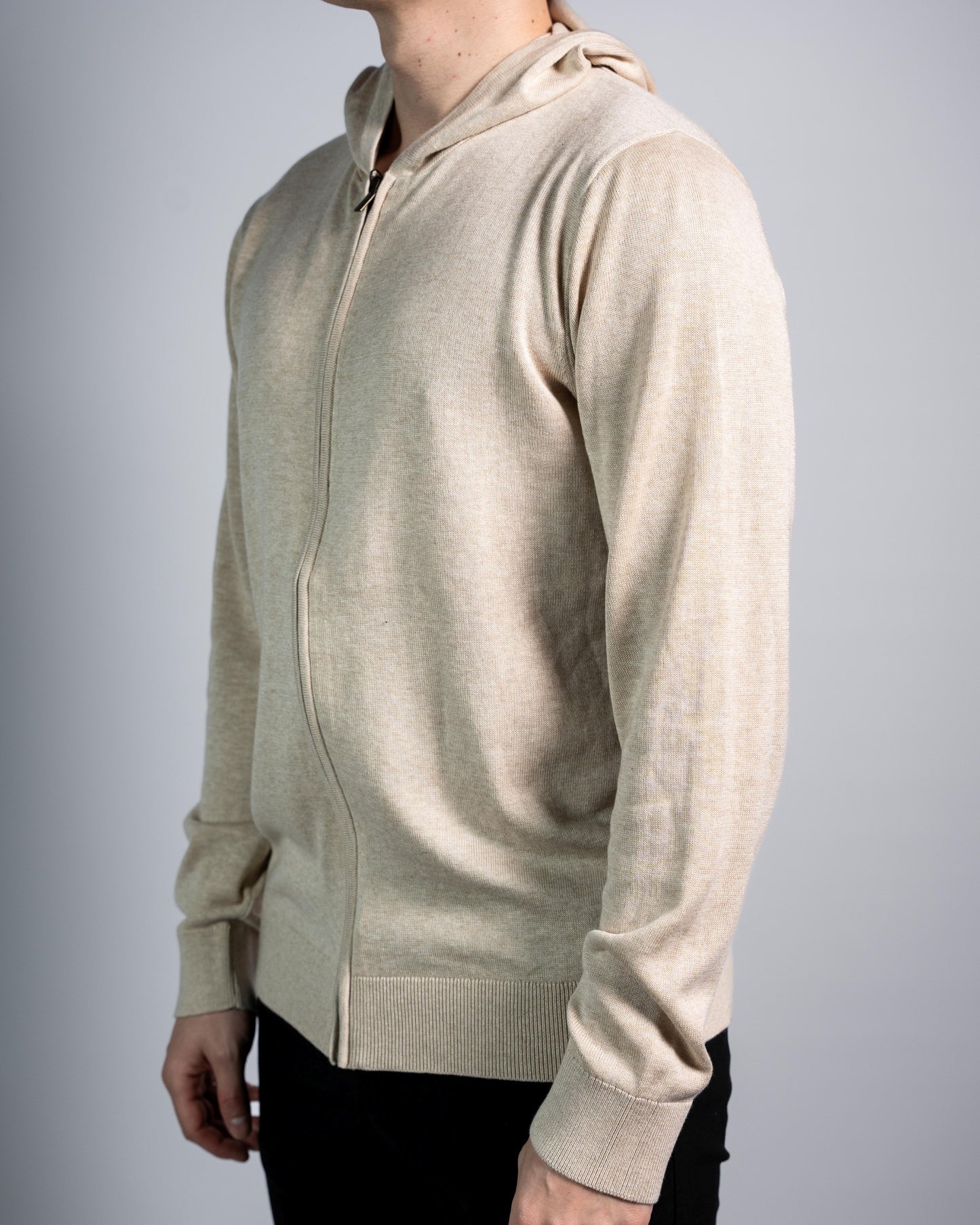 FULLZIP HOODIE BEIGE