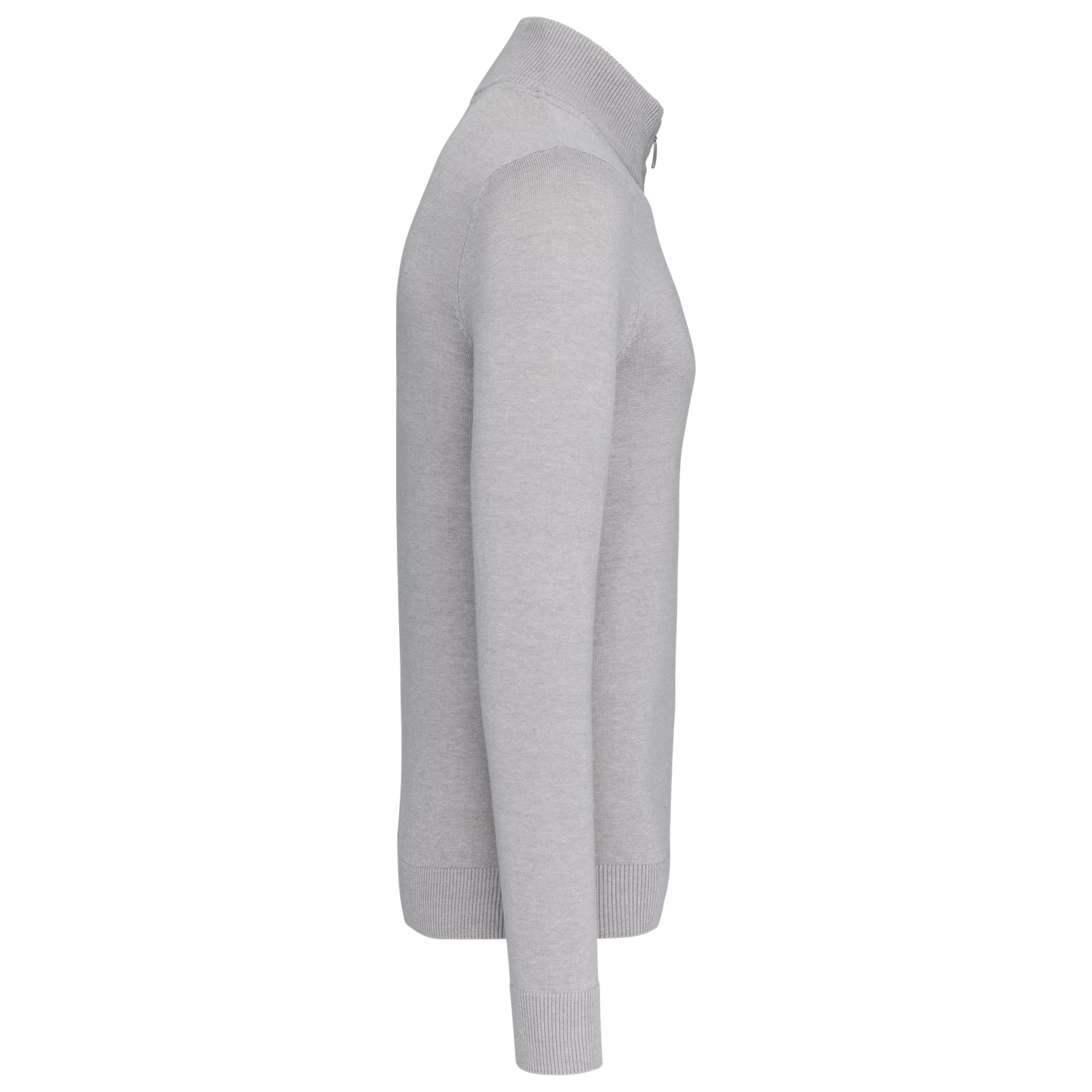 FULLZIP SWEATER LIGHT GREY