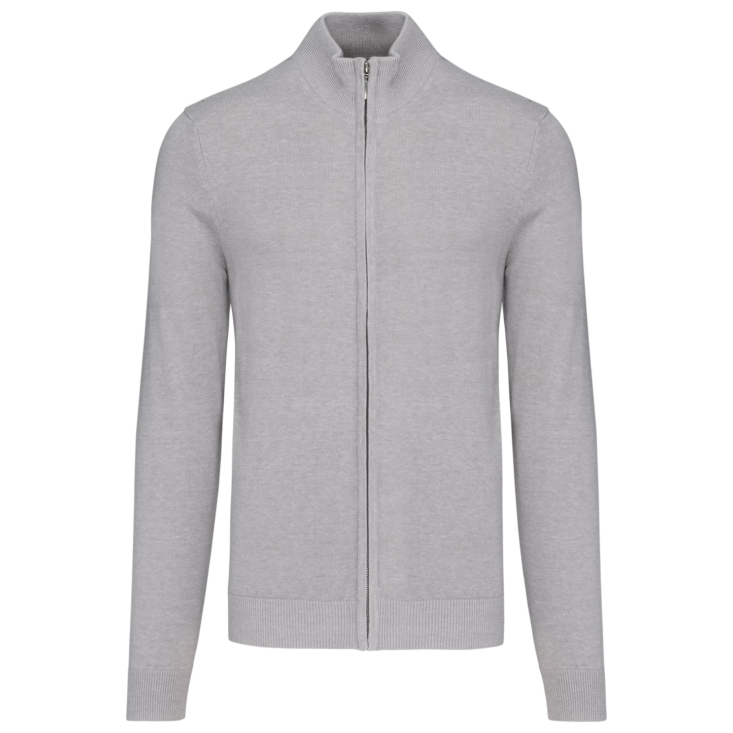 FULLZIP SWEATER LIGHT GREY