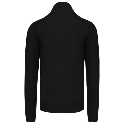 HALFZIP SWEATER - BLACK