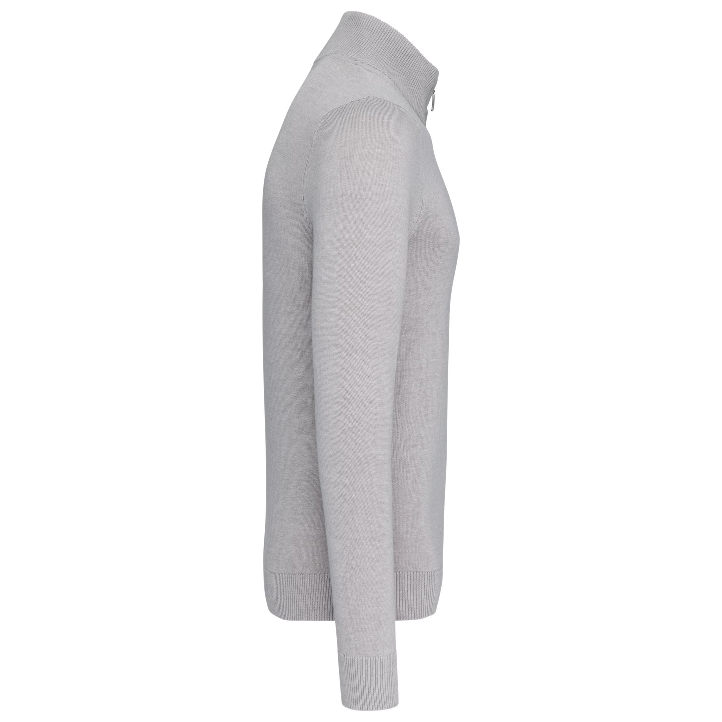 HALFZIP SWEATER - LIGHT GREY