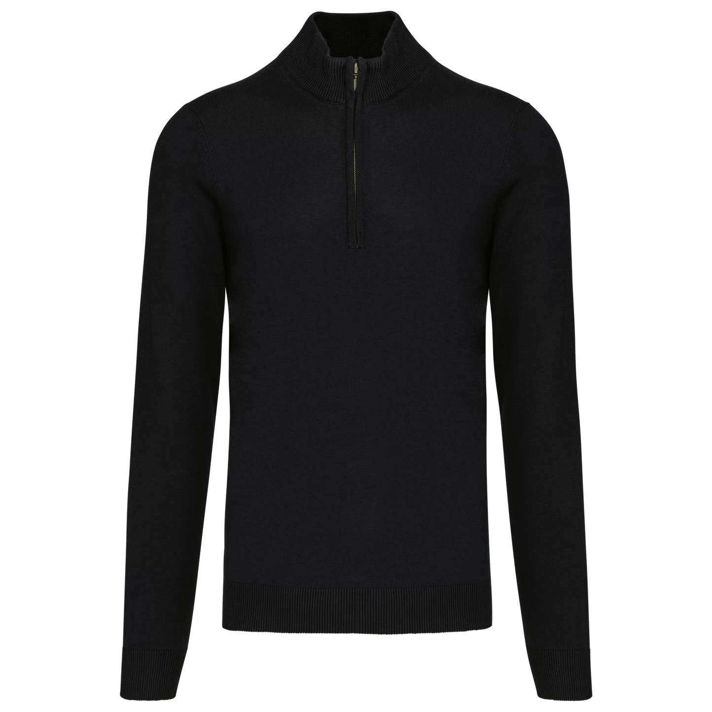 HALFZIP SWEATER - BLACK