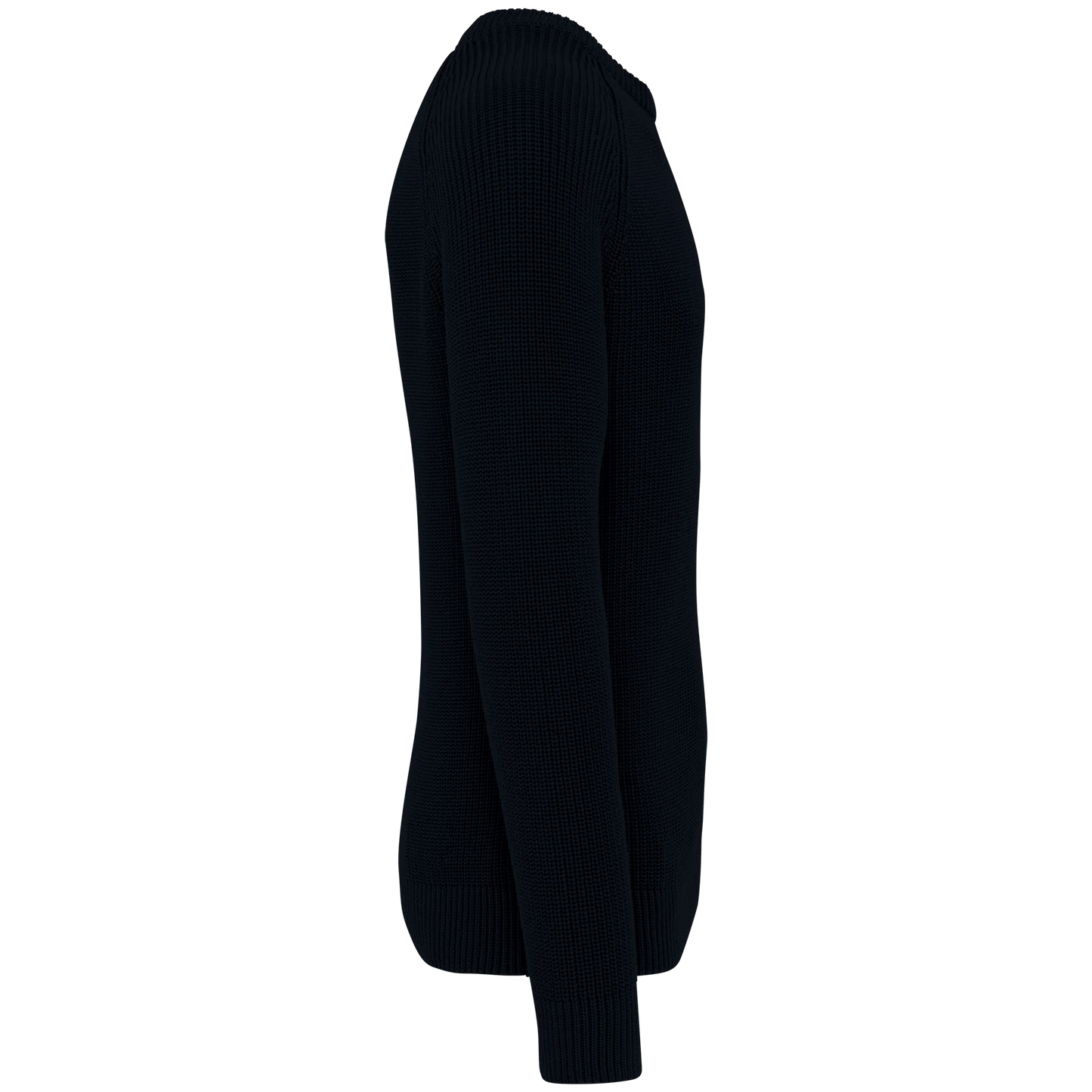 MERINO WOOL SWEATER - BLACK