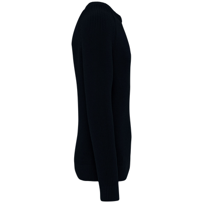 MERINO WOOL SWEATER - BLACK